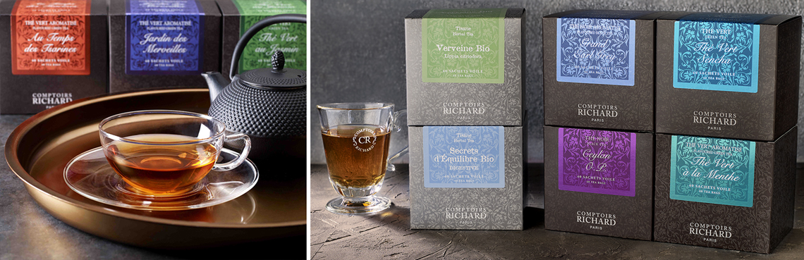 Organic VERBENA Herbal Tea - by Comptoirs Richard : Cafés Richard – Paname  Coffee & Tea Importers